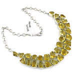 Load image into Gallery viewer, 925 Silver Citrine Gemstone Necklace | Women's Fashion Jewelry