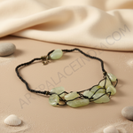 Load image into Gallery viewer, Jade Stone Beaded Necklace | Handmade Jewelry for Women