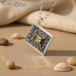 Load image into Gallery viewer, 925 Silver Citrine Pendant Necklace for Women | Gemstone Jewelry