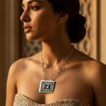 Load image into Gallery viewer, 925 Silver Citrine Pendant Necklace for Women | Gemstone Jewelry