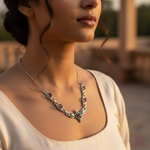 将图像加载到图库查看器中, 925 Silver Garnet Necklace for Women | Gemstone Jewelry