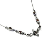 将图像加载到图库查看器中, 925 Silver Garnet Necklace for Women | Gemstone Jewelry