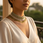 Load image into Gallery viewer, 925 Silver Peridot Necklace for Women | Dangle Choker Necklace