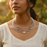 Load image into Gallery viewer, 925 Silver Moonstone Choker Necklace for Women | Gemstone Jewelry