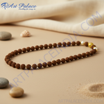 Load image into Gallery viewer, Rudraksha Mala Necklace | Spiritual Bead Jewelry for Men & Women
