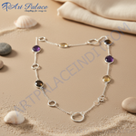 Load image into Gallery viewer, 925 Silver Gemstone Necklace for Women | Statement Jewelry