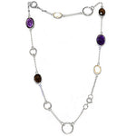 将图像加载到图库查看器中, 925 Silver Gemstone Necklace for Women | Statement Jewelry