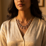 将图像加载到图库查看器中, 925 Silver Amethyst Necklace for Women | Teardrop Gemstone Jewelry