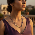 将图像加载到图库查看器中, Silver Gemstone Chain Necklace for Women | Daily Wear Jewelry