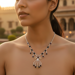 Load image into Gallery viewer, 925 Silver Multi-Gemstone Necklace for Women | Statement Jewelry