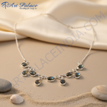 Load image into Gallery viewer, 925 Silver Labradorite Necklace for Women | Gemstone Jewelry