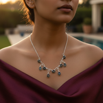 Load image into Gallery viewer, 925 Silver Labradorite Necklace for Women | Gemstone Jewelry