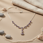 Load image into Gallery viewer, 925 Silver Amethyst Necklace for Women | Gemstone Jewelry Gift