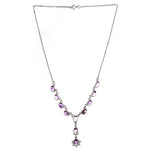 将图像加载到图库查看器中, 925 Silver Amethyst Necklace for Women | Gemstone Jewelry Gift