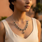 Load image into Gallery viewer, 925 Silver Smoky Quartz Necklace for Women | Gemstone Jewelry