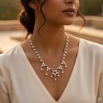 将图像加载到图库查看器中, Silver Pearl Necklace for Women | Elegant Necklace | Gift