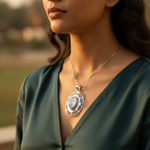 Load image into Gallery viewer, 925 Sterling Silver Moonstone Pendant for Women | Gift Jewelry