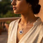 Load image into Gallery viewer, 925 Silver Lapis Lazuli Pendant for Women | Gemstone Necklace