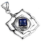 Load image into Gallery viewer, 925 Silver Lapis Lazuli Pendant for Women | Gemstone Necklace
