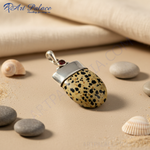 Load image into Gallery viewer, 925 Silver Dalmatian Jasper Pendant for Women | Gemstone Jewelry