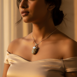 Load image into Gallery viewer, 925 Silver Dalmatian Jasper Pendant for Women | Gemstone Jewelry