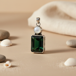Load image into Gallery viewer, 925 Silver Green Onyx Pendant for Women | Gemstone Jewelry