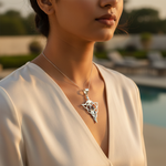 Load image into Gallery viewer, 925 Silver Celtic Knot Garnet Pendant | Women's Gift Jewelry