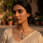 Load image into Gallery viewer, 925 Sterling Silver Chakra Pendant Necklace | Gemstone Jewelry