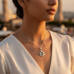 将图像加载到图库查看器中, 925 Silver Citrine Star Pendant | Gemstone Jewelry for Women