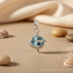 Load image into Gallery viewer, 925 Silver Blue Topaz Pendant for Women | Gemstone Jewelry