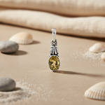 Load image into Gallery viewer, 925 Silver Citrine Pendant for Women | Gemstone Jewelry Gift