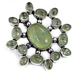 Load image into Gallery viewer, 925 Silver Prehnite Ring for Women | Gemstone Jewelry Gift