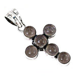 Load image into Gallery viewer, 925 Silver Smoky Quartz Cross Pendant | Women's Gift