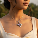 Load image into Gallery viewer, Colgante de amatista en plata de ley 925 para mujer | Joyería con piedras preciosas