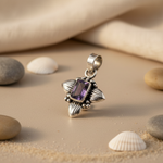 将图像加载到图库查看器中, 925 Sterling Silver Amethyst Pendant for Women | Gemstone Jewelry