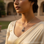 将图像加载到图库查看器中, 925 Silver Garnet Pendant Necklace for Women | Gift Jewelry