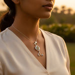 将图像加载到图库查看器中, 925 Sterling Silver Citrine Pendant for Women | Gemstone Jewelry