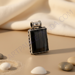 Load image into Gallery viewer, 925 Silver Onyx Pendant for Women | Black Gemstone Jewelry