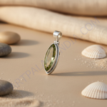 Load image into Gallery viewer, 925 Silver Peridot Pendant for Women | Gemstone Jewelry