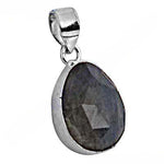 Load image into Gallery viewer, 925 Silver Blue Sapphire Pendant for Women | Gemstone Jewelry