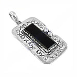 Load image into Gallery viewer, 925 Sterling Silver Black Onyx Pendant for Women | Daily Wear