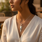 Load image into Gallery viewer, 925 Silver Blue Topaz Pendant Necklace for Women | Gift