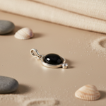 Load image into Gallery viewer, 925 Silver Black Onyx Pendant for Women | Gemstone Jewelry