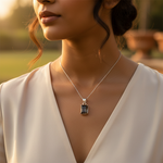 将图像加载到图库查看器中, 925 Silver Smoky Quartz Pendant for Women | Gemstone Jewelry
