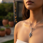 Load image into Gallery viewer, Colgante de amatista en plata 925 para mujer | Joyería con piedras preciosas