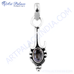 Load image into Gallery viewer, 925 sterling silver amethyst pendant necklace with a purple gemstone. A stylish, elegant charm pendant.