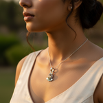 Load image into Gallery viewer, 925 Silver Citrine Pendant for Women | Gemstone Jewelry