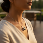将图像加载到图库查看器中, Smoky Quartz Pendant Necklace | 925 Silver | Women's Jewelry