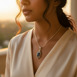 Load image into Gallery viewer, 925 Silver Black Onyx Pendant for Women | Gemstone Jewelry