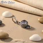 Load image into Gallery viewer, 925 Silver Amethyst Pendant for Women | Gemstone Jewelry Gift